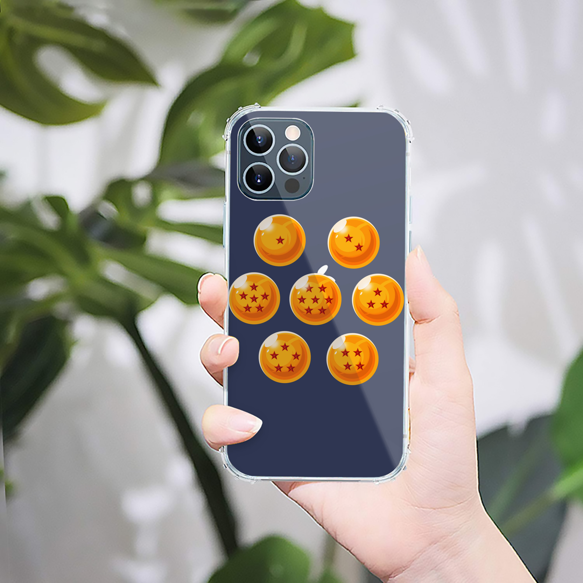 （画像用） ドラゴンボール DRAGON BALL 【iPhone 12シリーズ対応】透明スマホケース（クリアソフトケース）